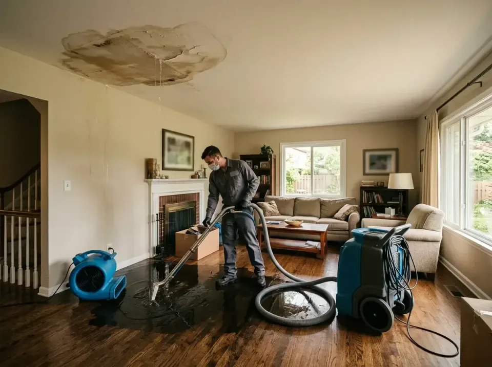 attic-pipe-burst-ceiling-drip-008 — frequently asked questions, Water Damage Restoration & Carpet Care in Shillington, PA